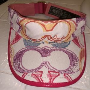 Colorful coach visor hat